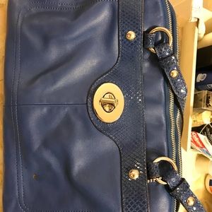 Beautiful Coach cobalt blue purse